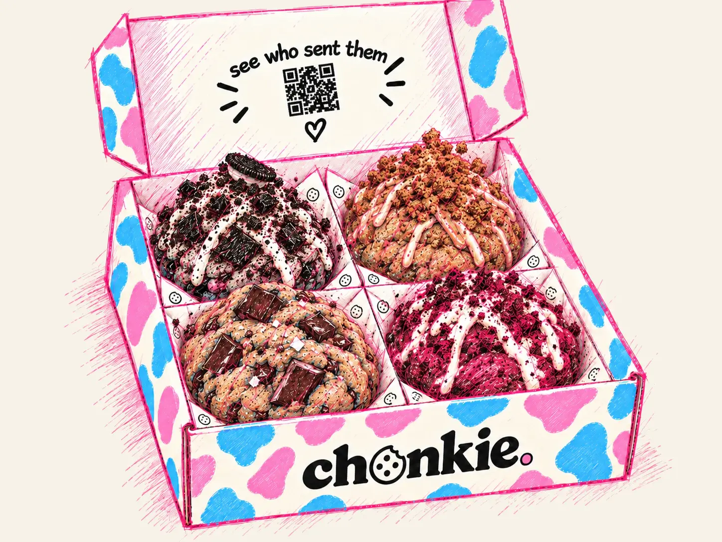 Illustration of a chonkie box.